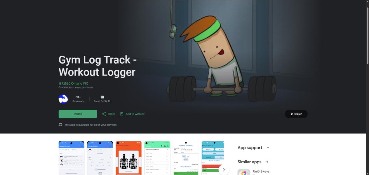 Free Gym App