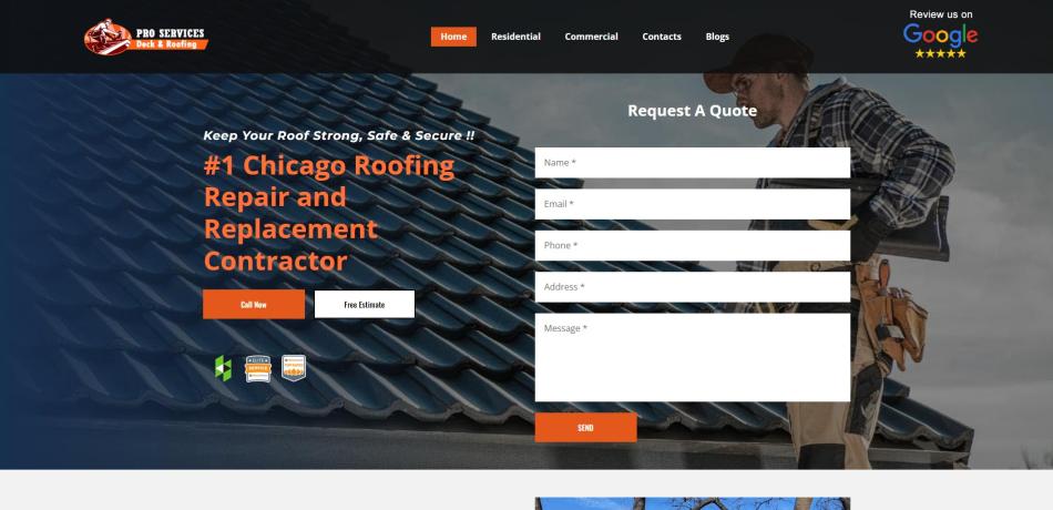 Chicago Deck & Roofing Services | Deck Builders in Chicago Area