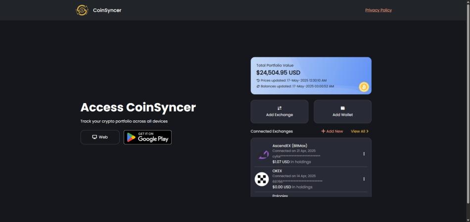 Crypto Portfolio Tracker